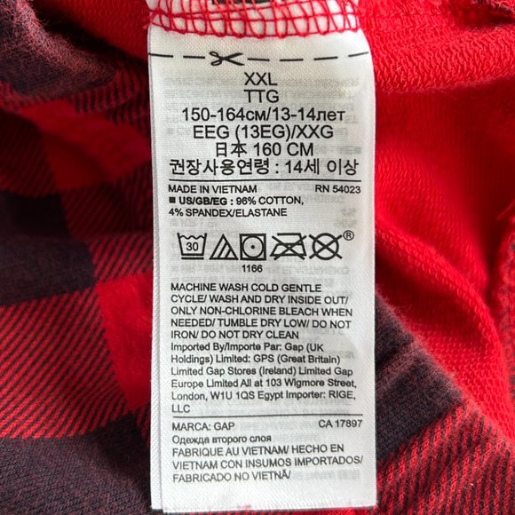 GAP Buffalo Check Leggings (size XXL) - Picture 8 of 9